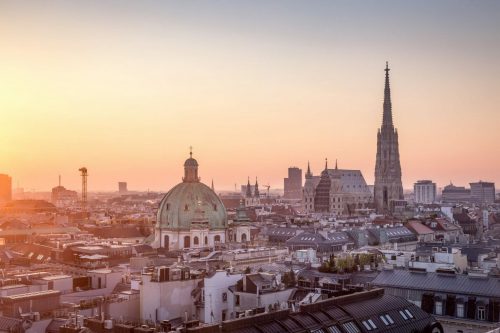 Vienna,Skyline,With,St.,Stephen’s,Cathedral,,Vienna,,Austria